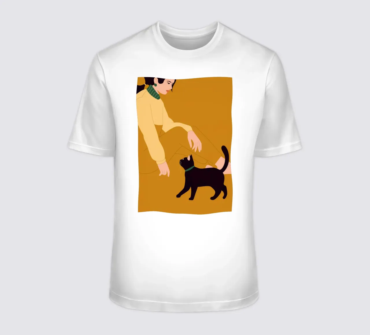 Persona e gatto t-shirt da Emery Kate