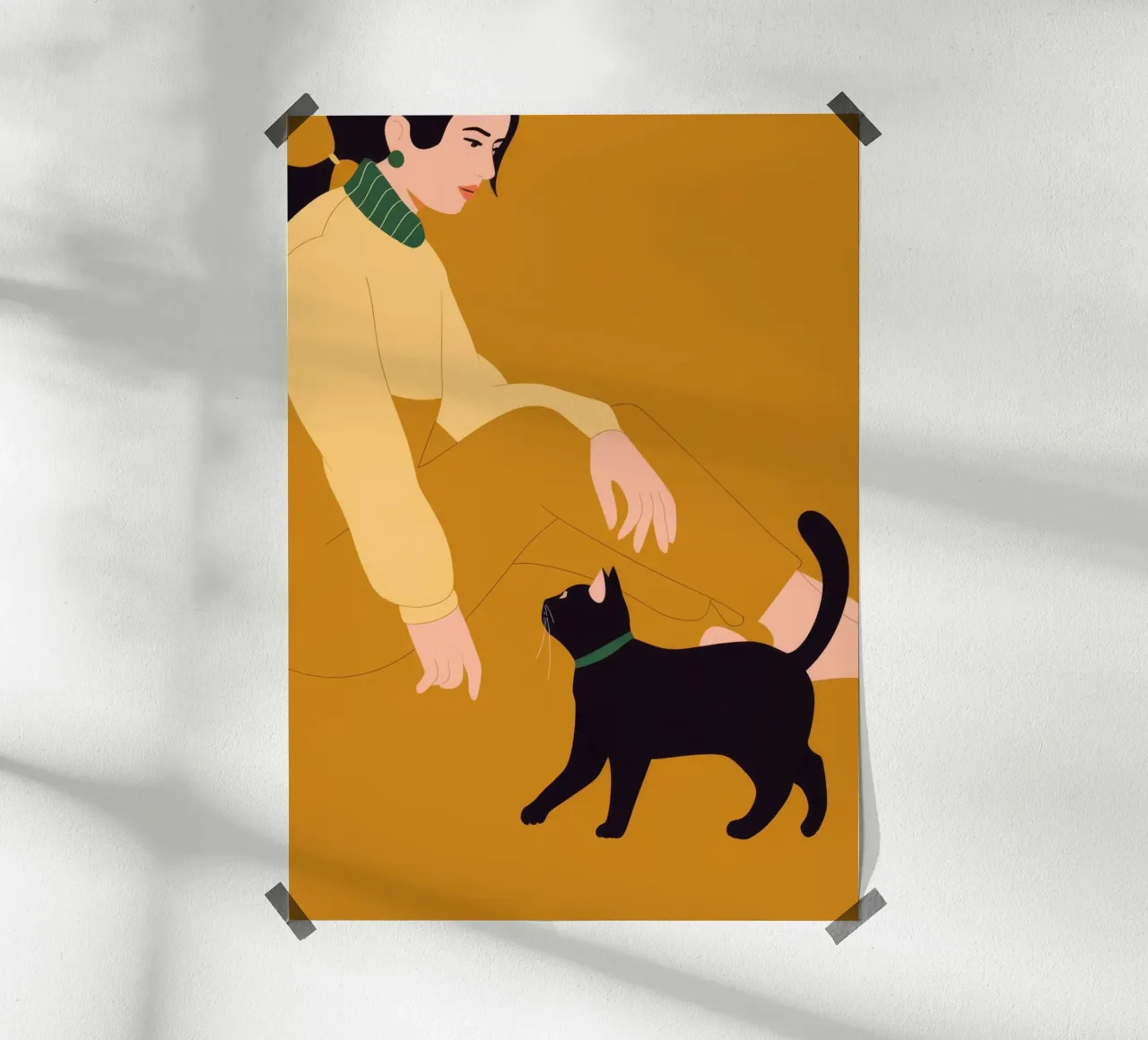 Personne et chat hahnemühle de Emery Kate