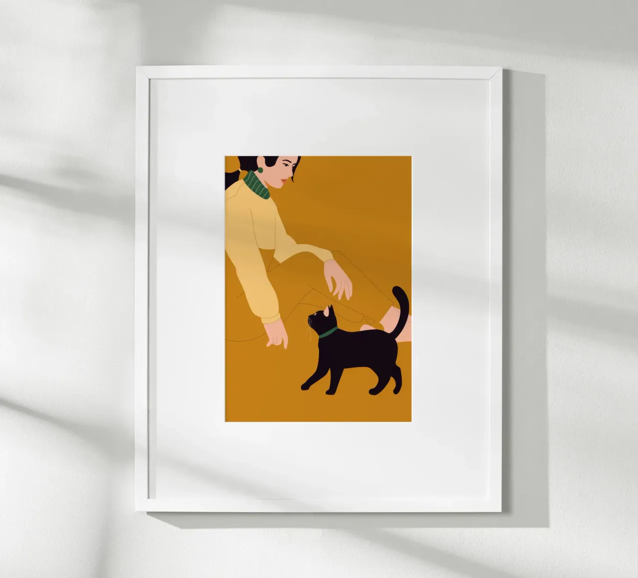 Personne et chat hahnemühle de Emery Kate
