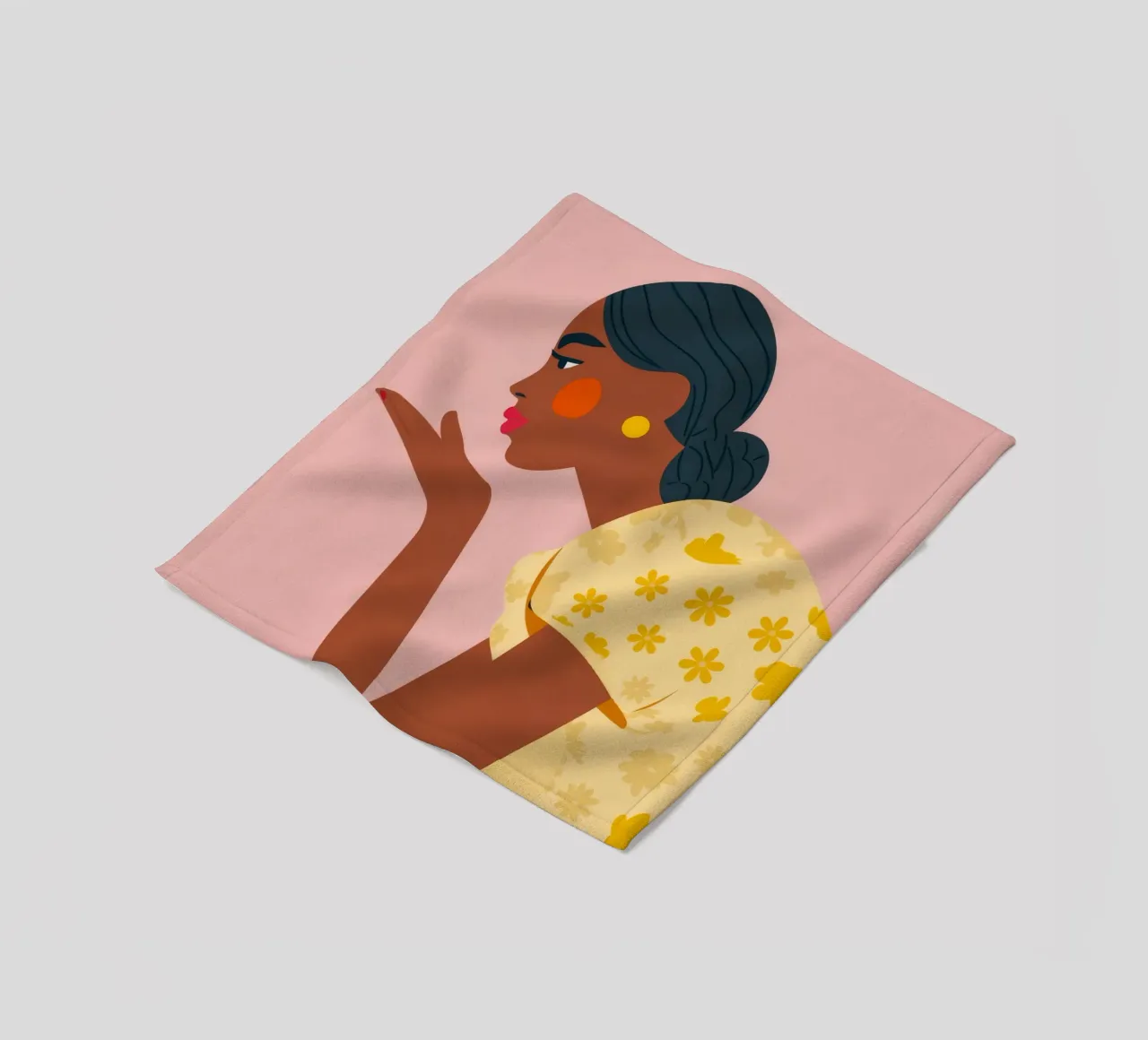 Soffiare un bacio coperta in pile da Emery Kate