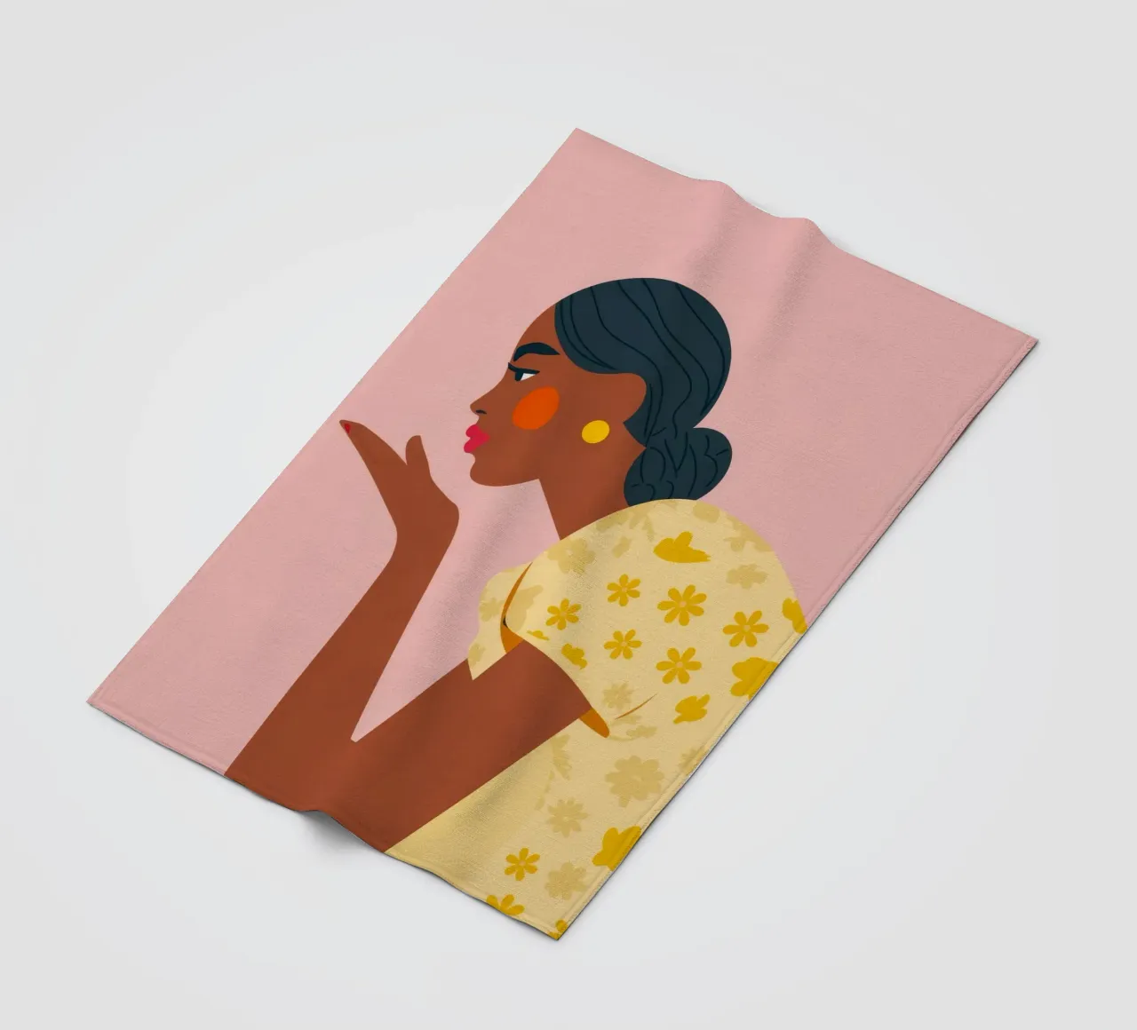 Soffiare un bacio coperta in pile da Emery Kate