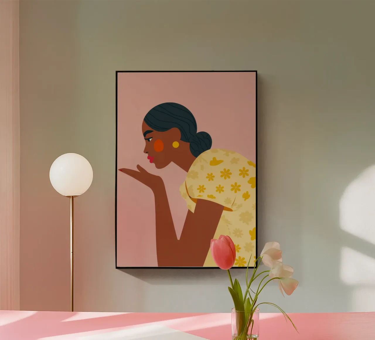 Soffiare un bacio plexiglass da Emery Kate