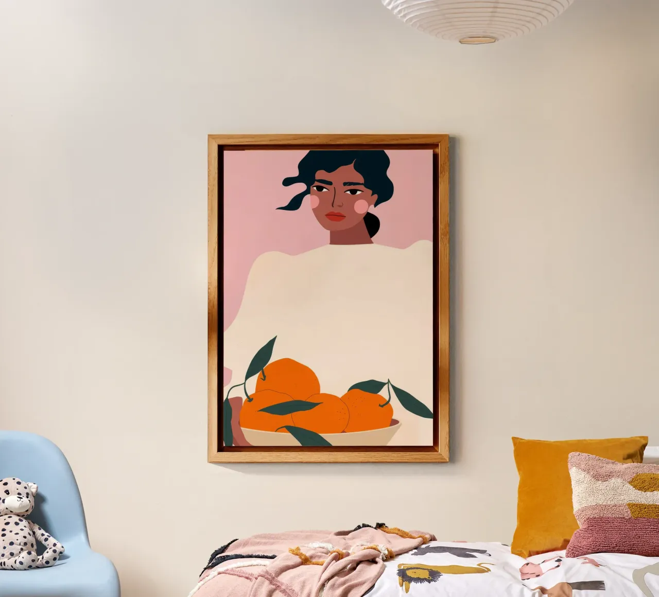 Cesto di arance alluminio dibond da Emery Kate