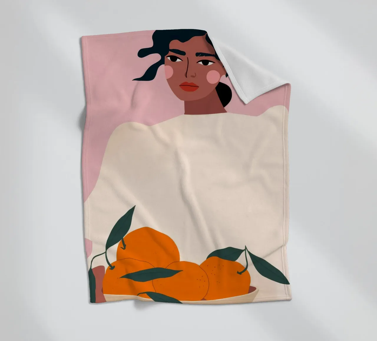 Cesto di arance coperta in pile da Emery Kate