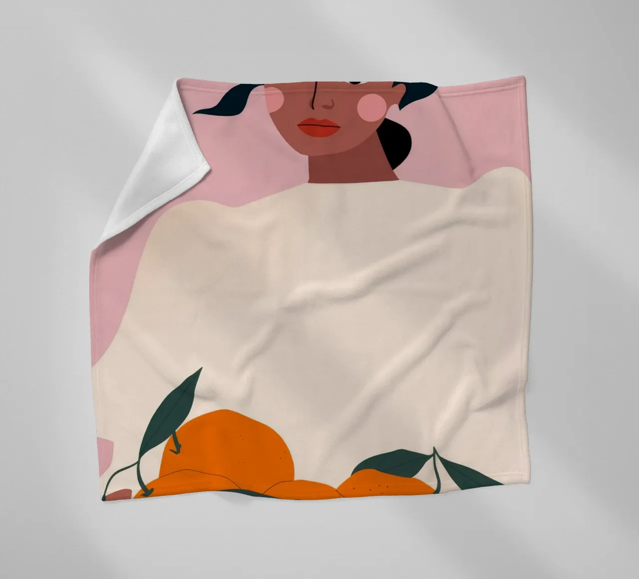 Cesto di arance coperta in pile da Emery Kate
