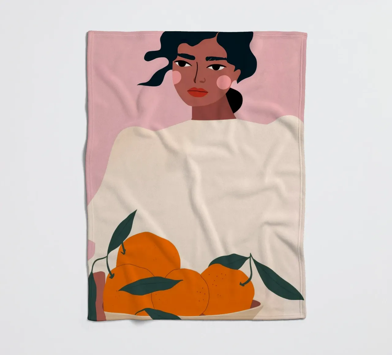Cesto di arance coperta in pile da Emery Kate