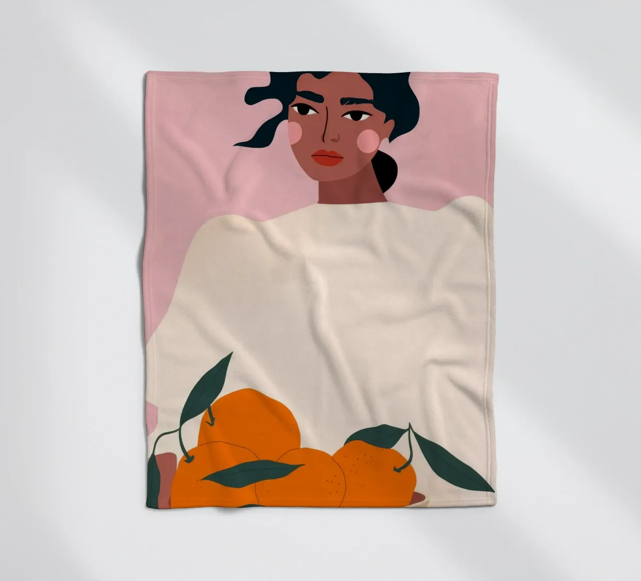 Cesto di arance coperta in pile da Emery Kate