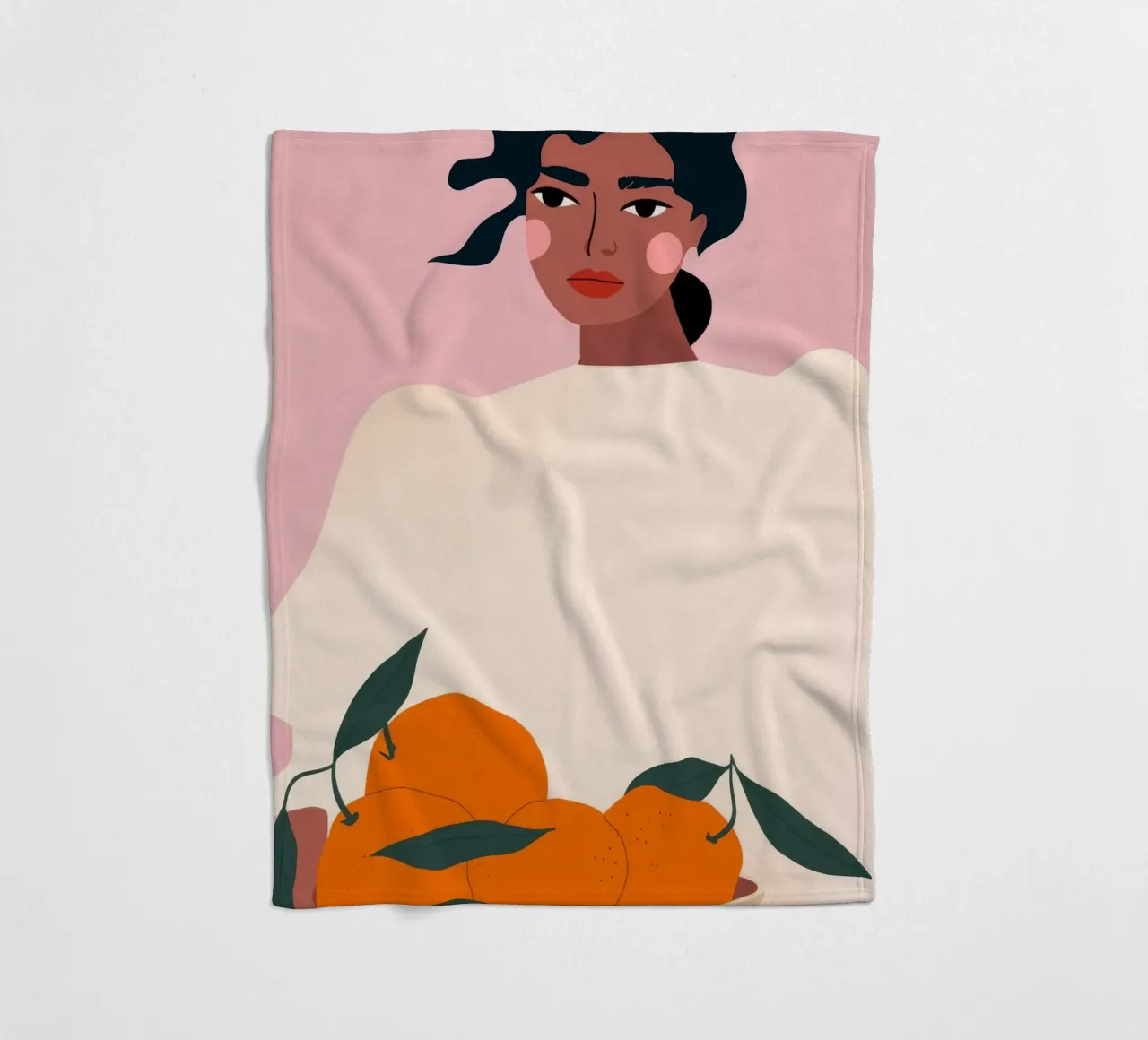 Cesto di arance coperta in pile da Emery Kate