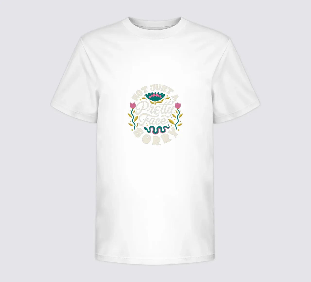 a pretty face kids t-shirt by 🥝 KIWI STORE