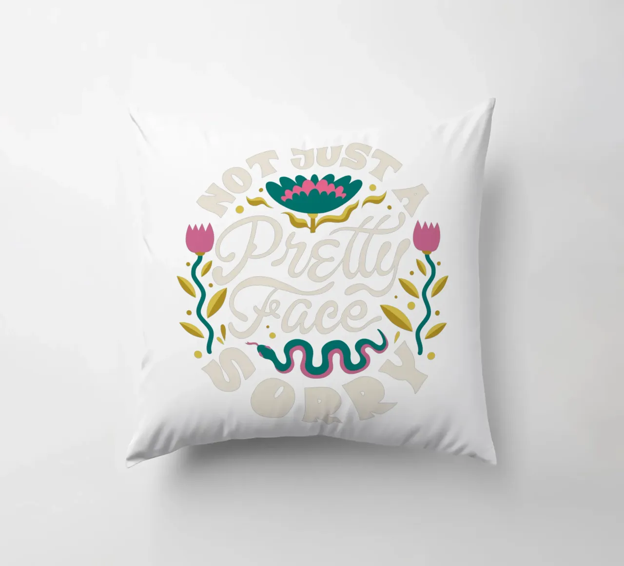 a pretty face decorative cushion by 🥝 KIWI STORE