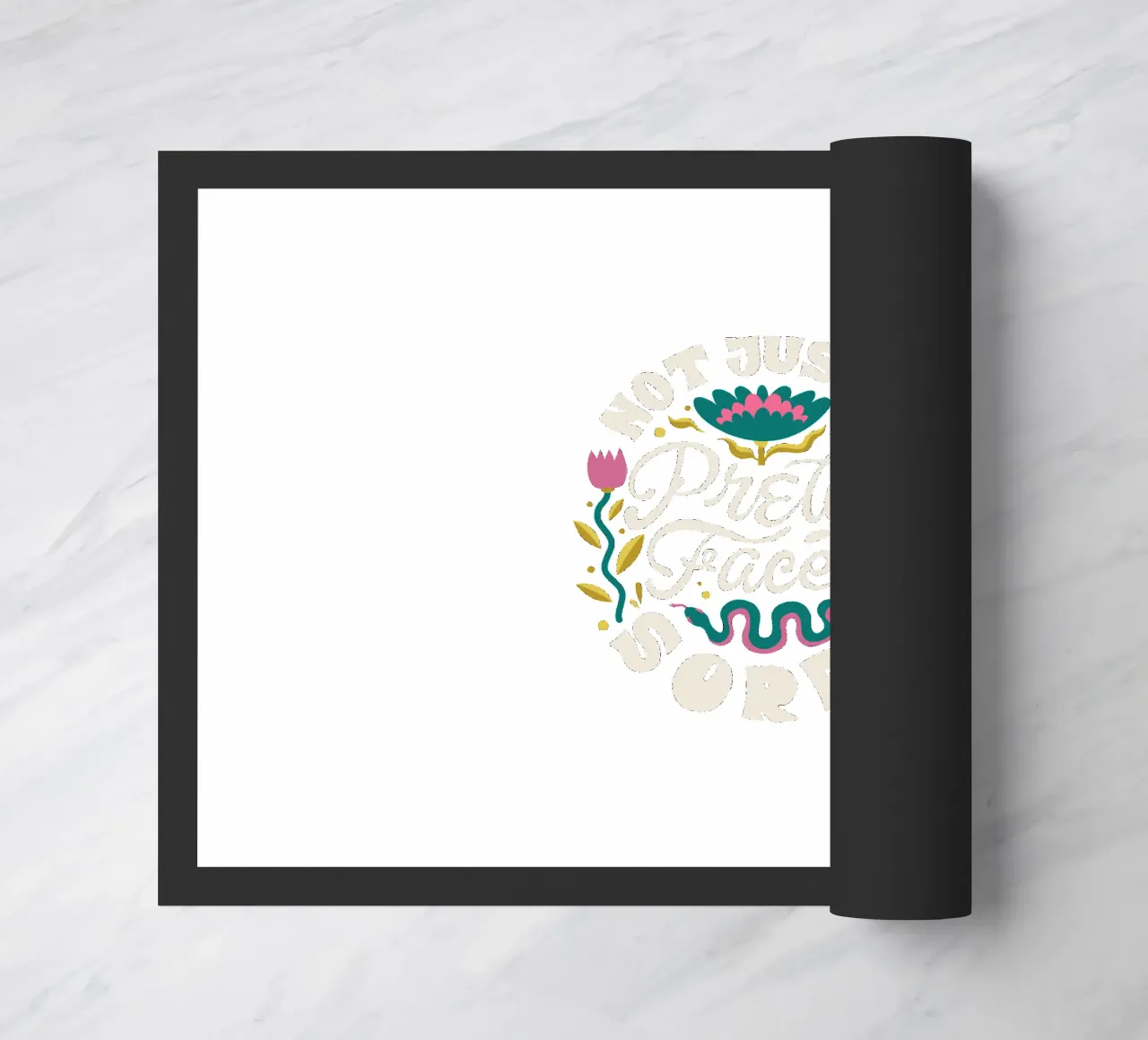 a pretty face doormat by 🥝 KIWI STORE