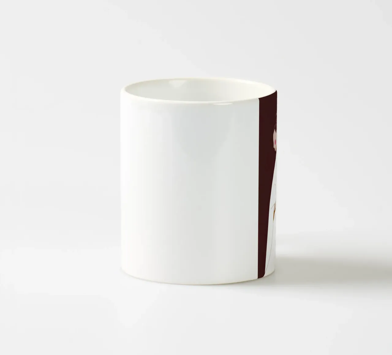 Pose de la robe blanche mug en céramique de Emery Kate