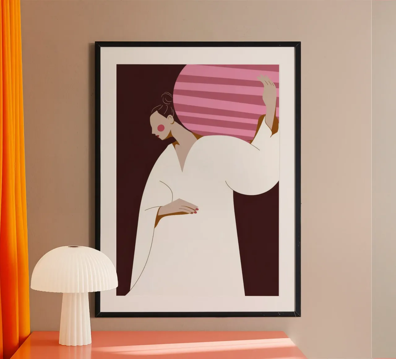 Pose des weißen Gewandes Hahnemühle von Emery Kate