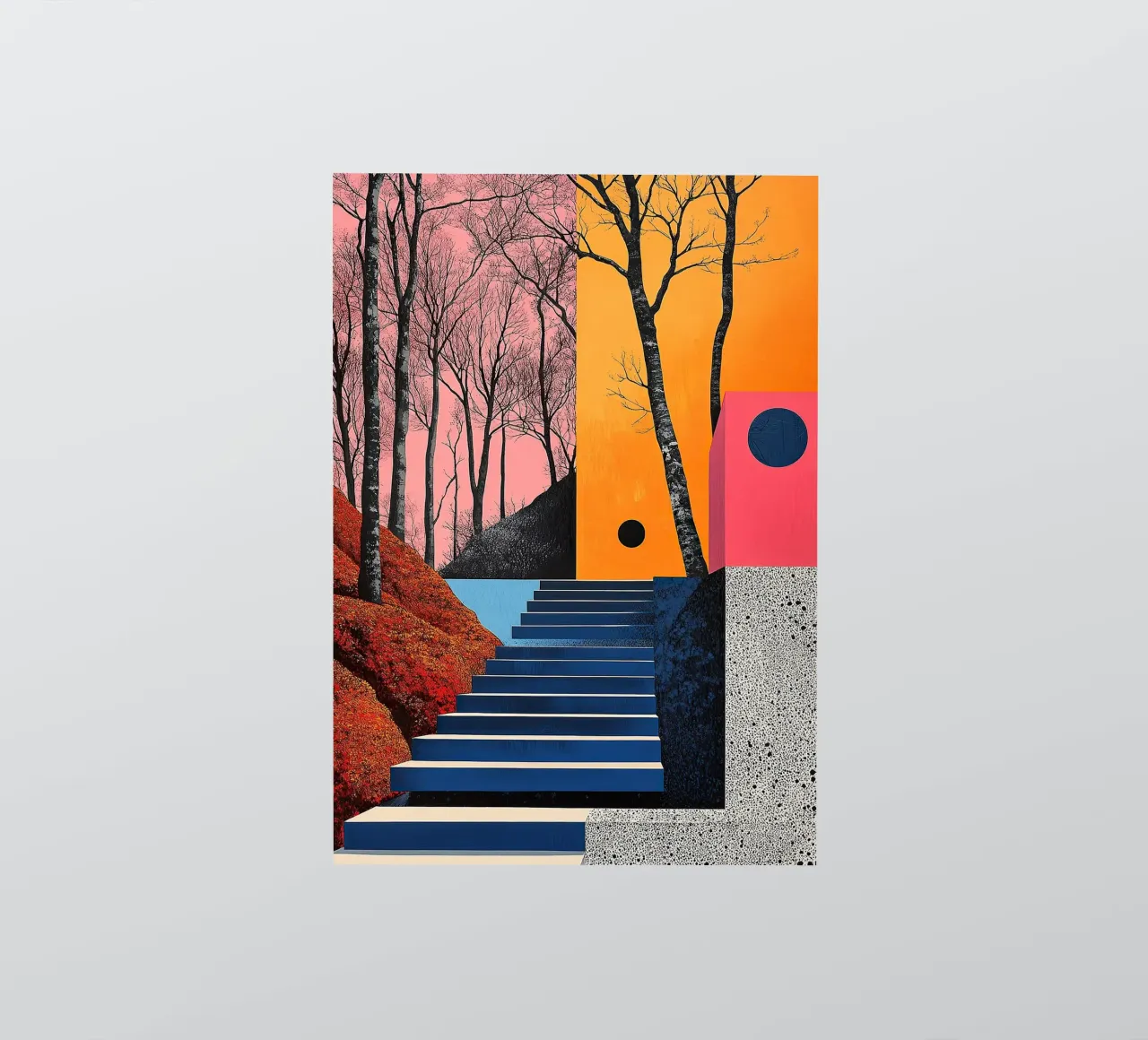 Surrealism Architecture Design Geometry sticker by Nikis Art Studio