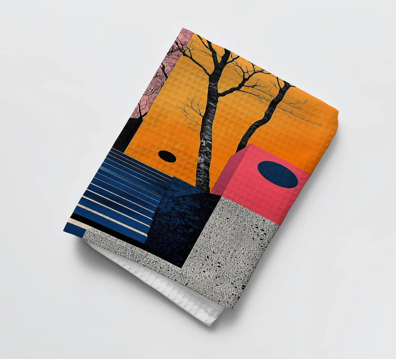 Surréalisme Architecture Design Géométrie torchon de Nikis Art Studio