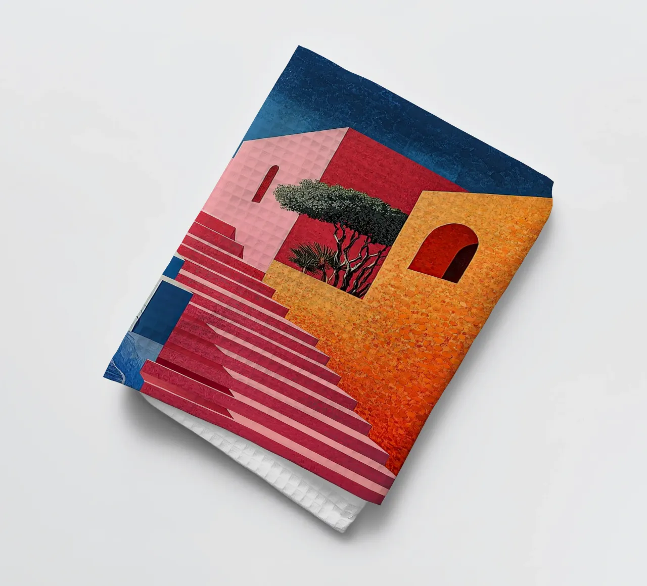 Surréalisme Architecture Design Géométrie torchon de Nikis Art Studio