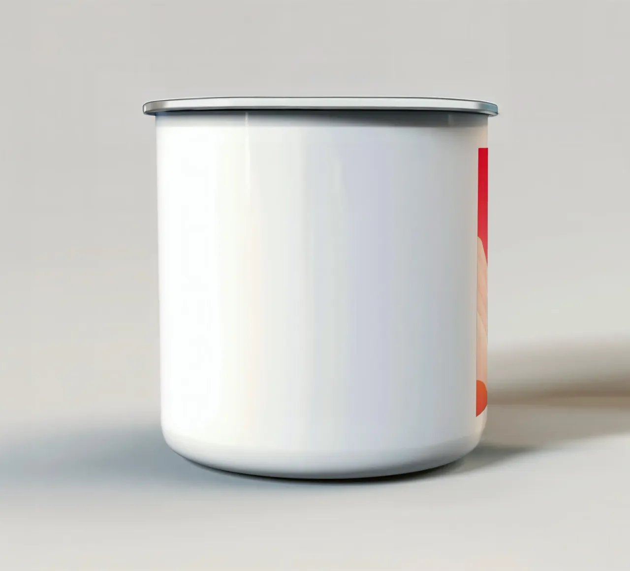 Uccello nel cielo tazza in smalto da Emery Kate