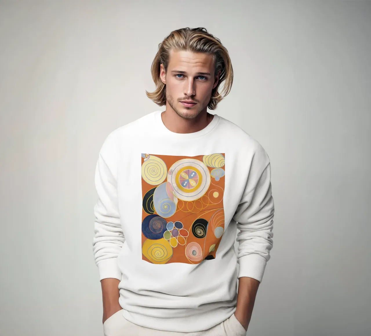 Hilma af Klint - Die zehn Größten, Nr. 03, Jugend, Gruppe IV Sweatshirt von William Store