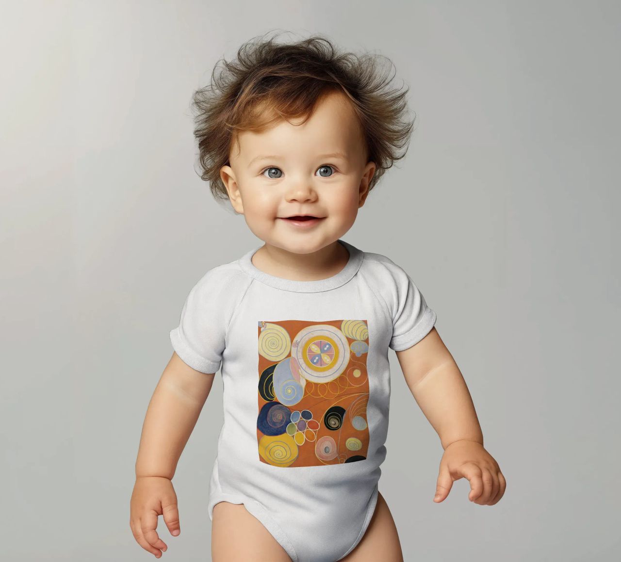 Hilma af Klint - Les dix plus grands, n° 03, Jeunesse, Groupe IV body bébé de William Store