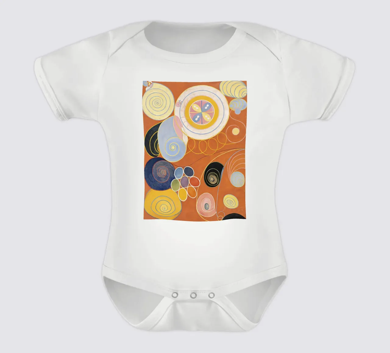 Hilma af Klint - Les dix plus grands, n° 03, Jeunesse, Groupe IV body bébé de William Store