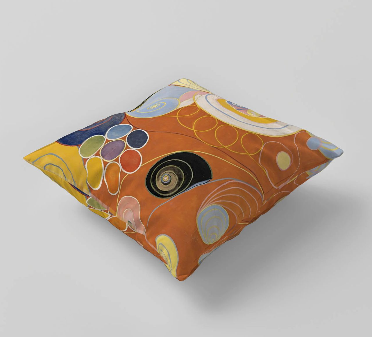 Hilma af Klint - The Ten Largest, No. 03, Youth, Group IV decorative cushion by William Store