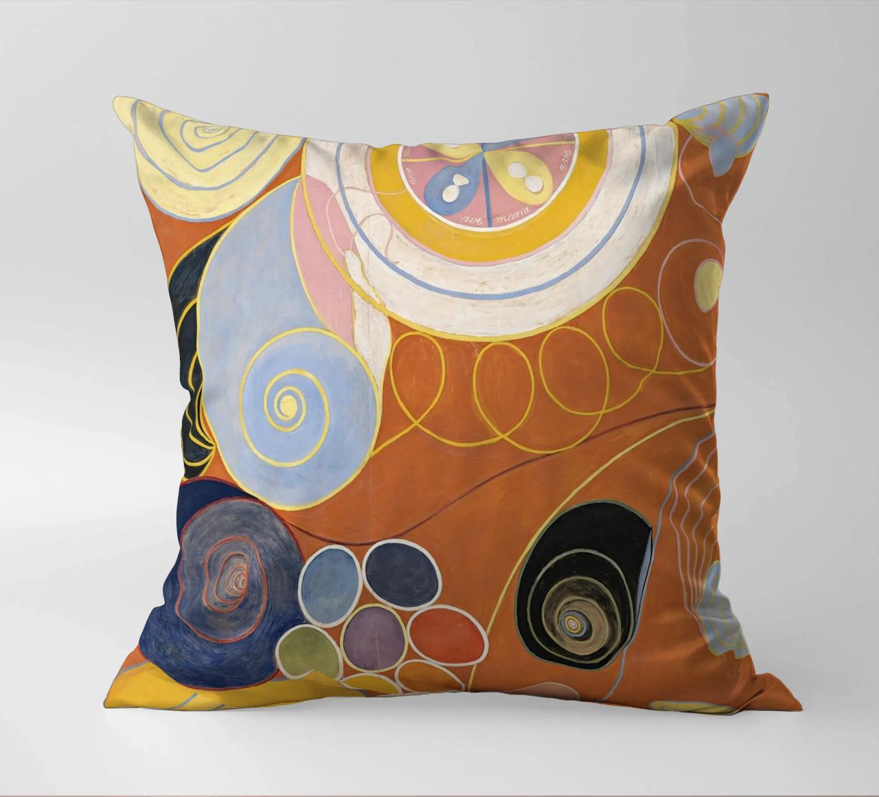 Hilma af Klint - The Ten Largest, No. 03, Youth, Group IV decorative cushion by William Store