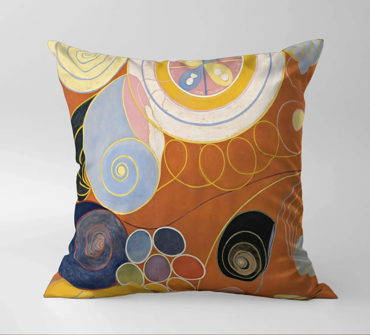 Hilma af Klint - Les dix plus grands, n° 03, Jeunesse, Groupe IV coussin de William Store