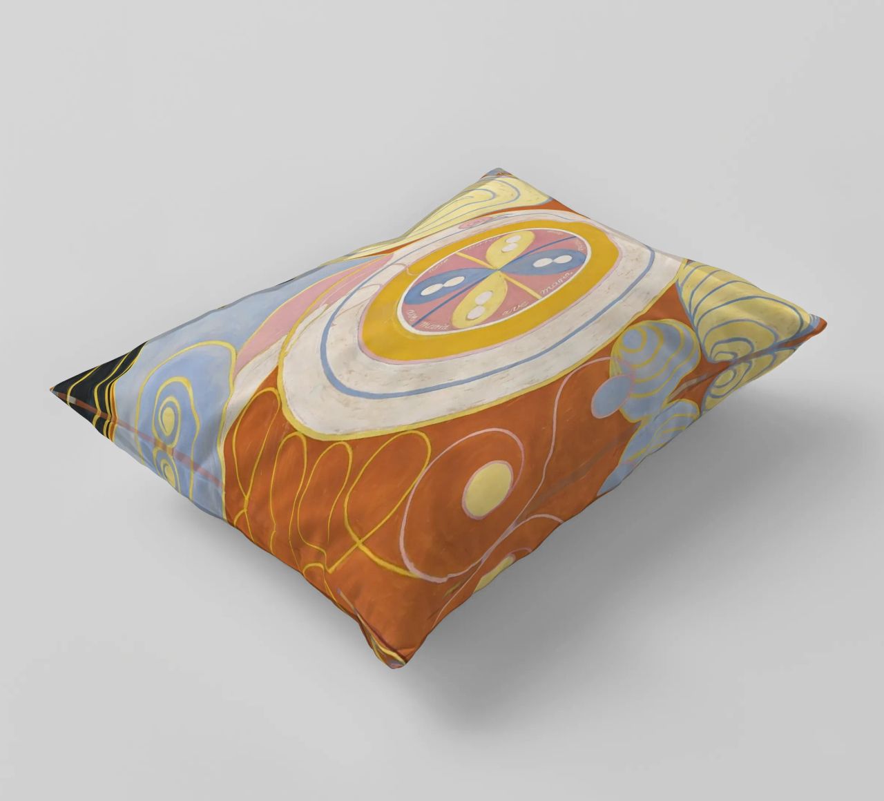Hilma af Klint - The Ten Largest, No. 03, Youth, Group IV decorative cushion by William Store