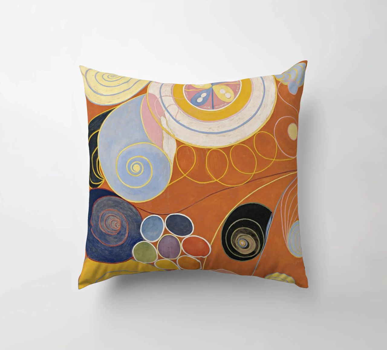 Hilma af Klint - The Ten Largest, No. 03, Youth, Group IV decorative cushion by William Store