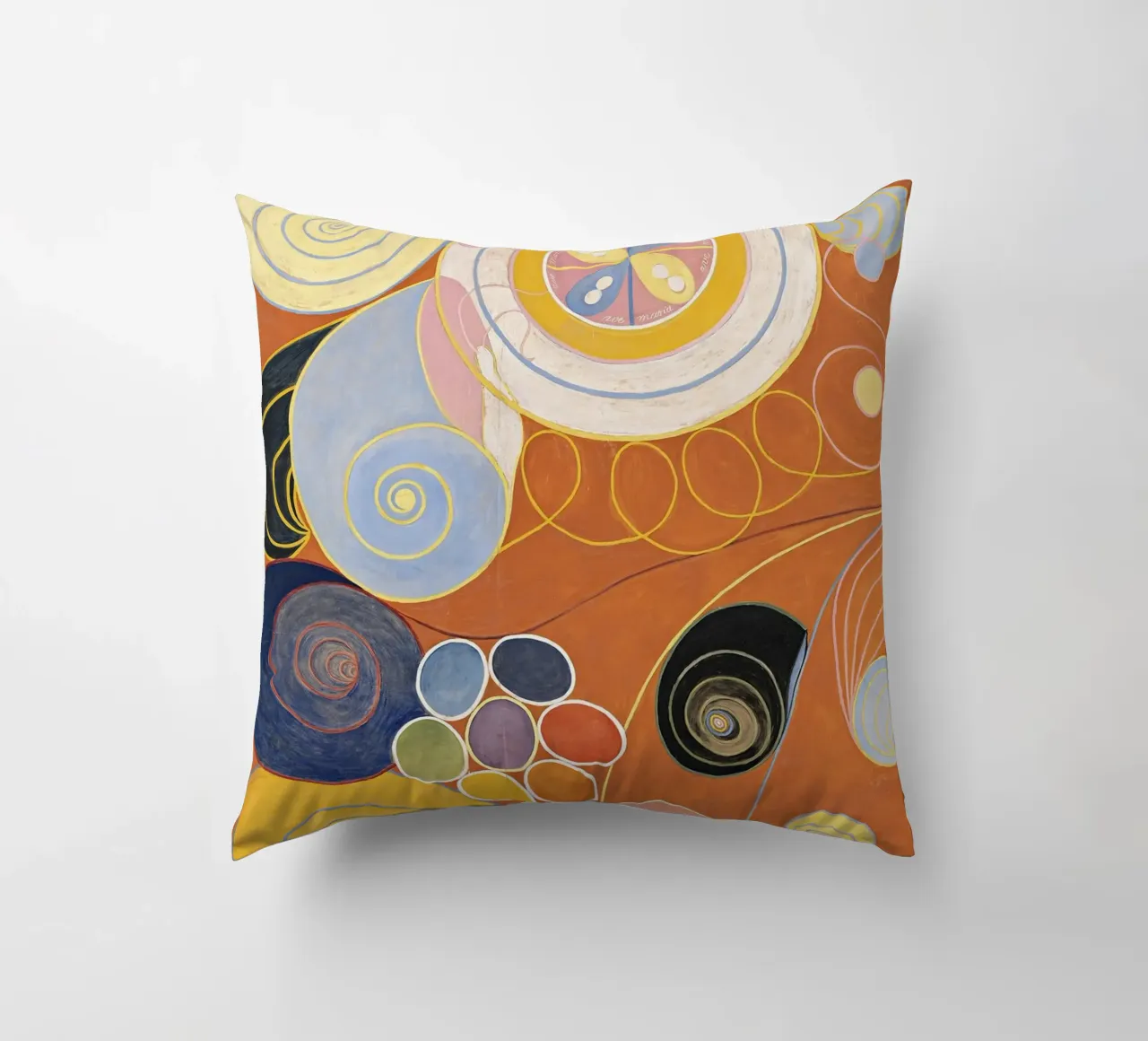 Hilma af Klint - Les dix plus grands, n° 03, Jeunesse, Groupe IV coussin de William Store