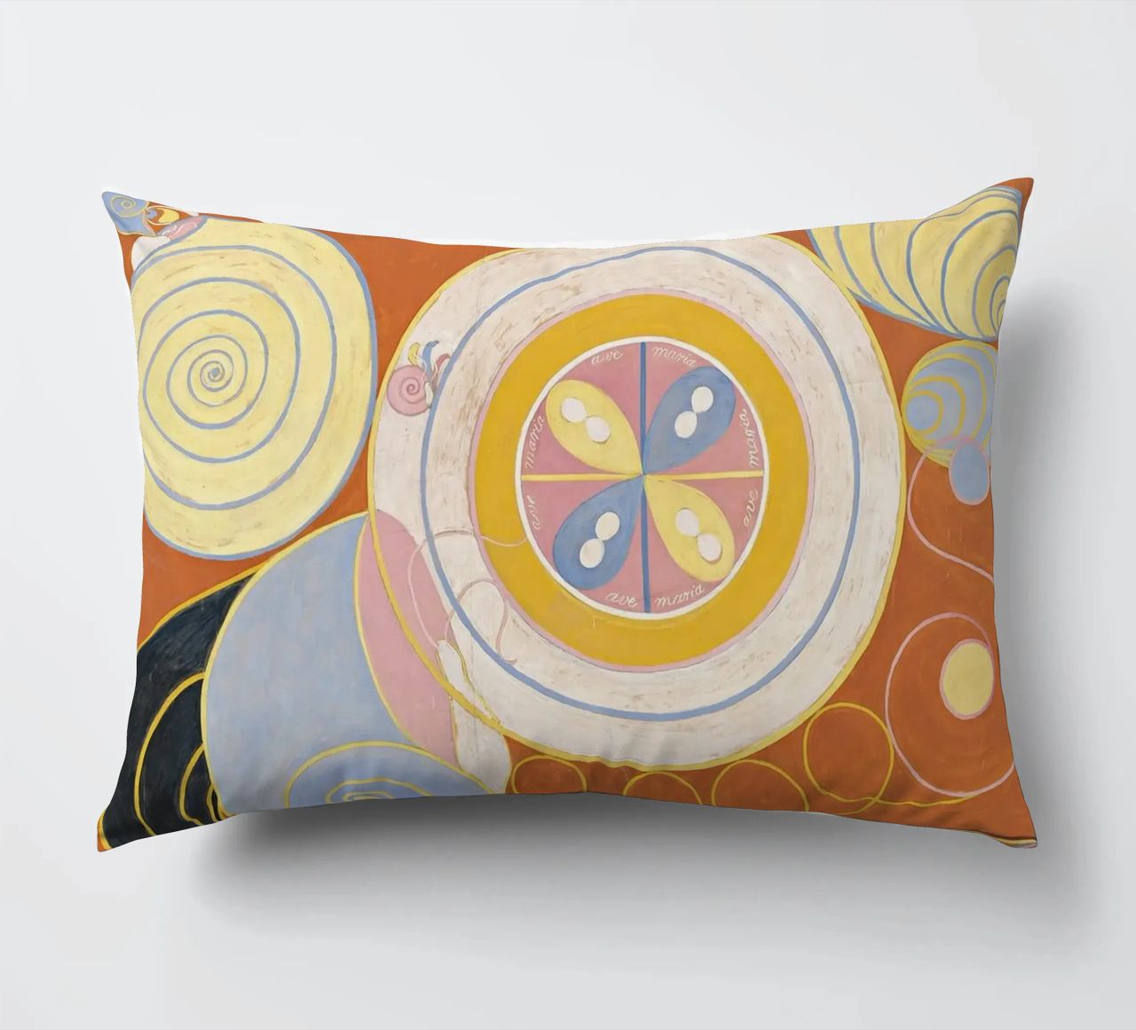 Hilma af Klint - The Ten Largest, No. 03, Youth, Group IV decorative cushion by William Store