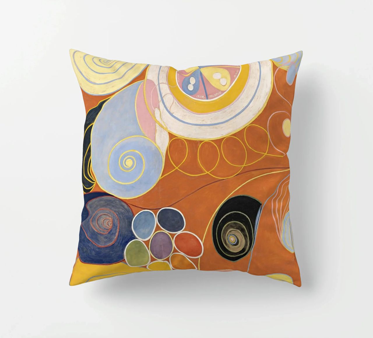 Hilma af Klint - The Ten Largest, No. 03, Youth, Group IV decorative cushion by William Store