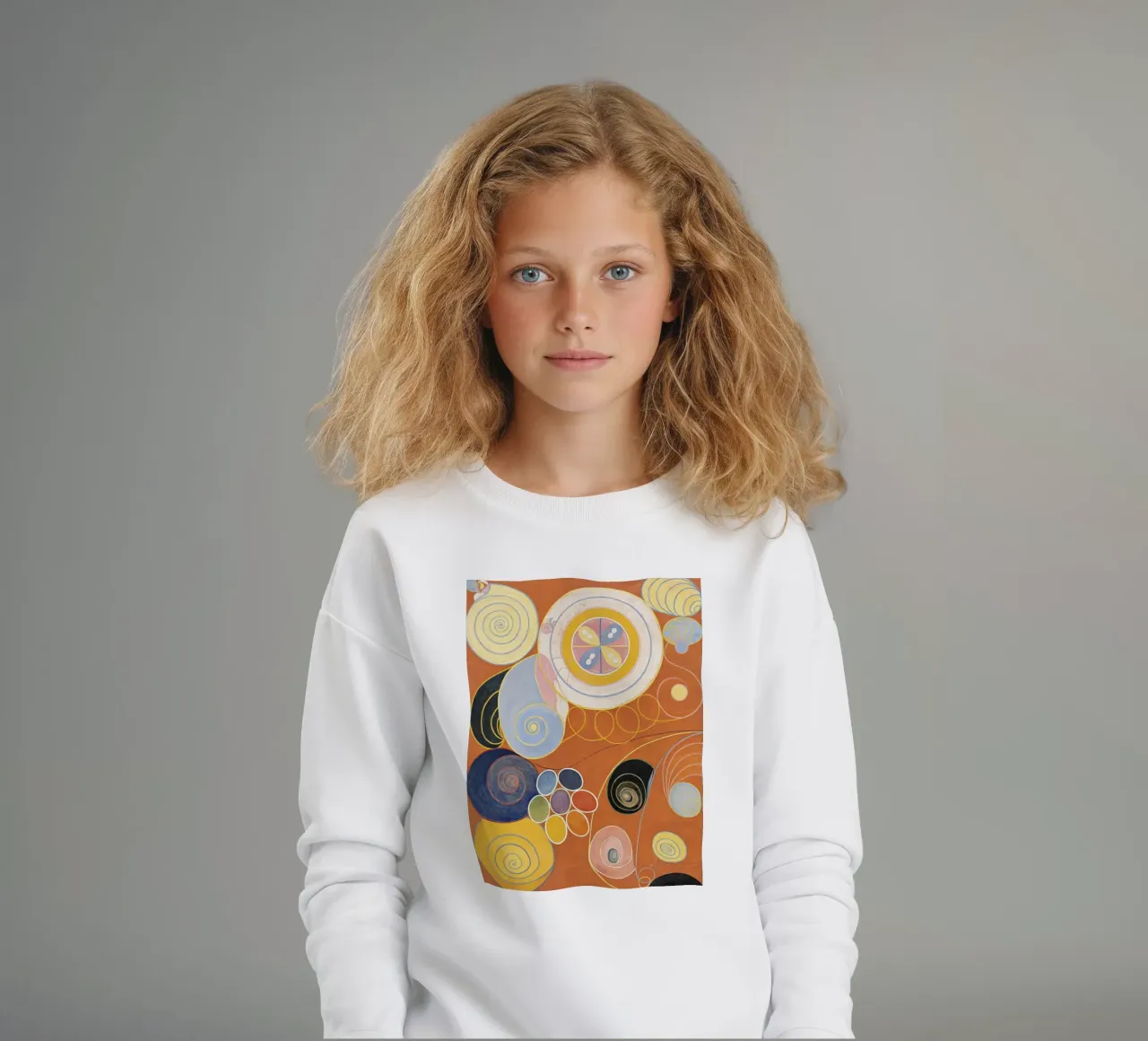 Hilma af Klint - I dieci più grandi, n. 03, Gioventù, Gruppo IV felpa bambino da William Store