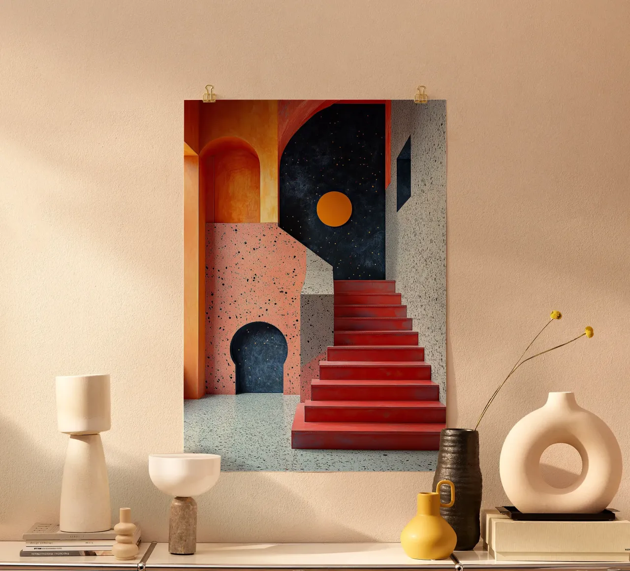 Surrealism Architecture Design Geometry hahnemühle by Nikis Art Studio