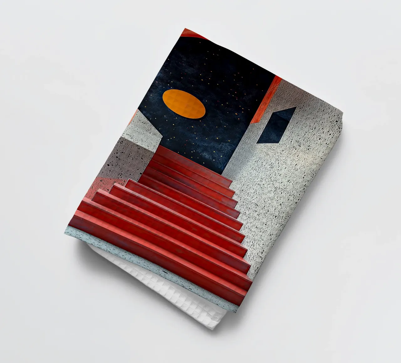 Surréalisme Architecture Design Géométrie torchon de Nikis Art Studio