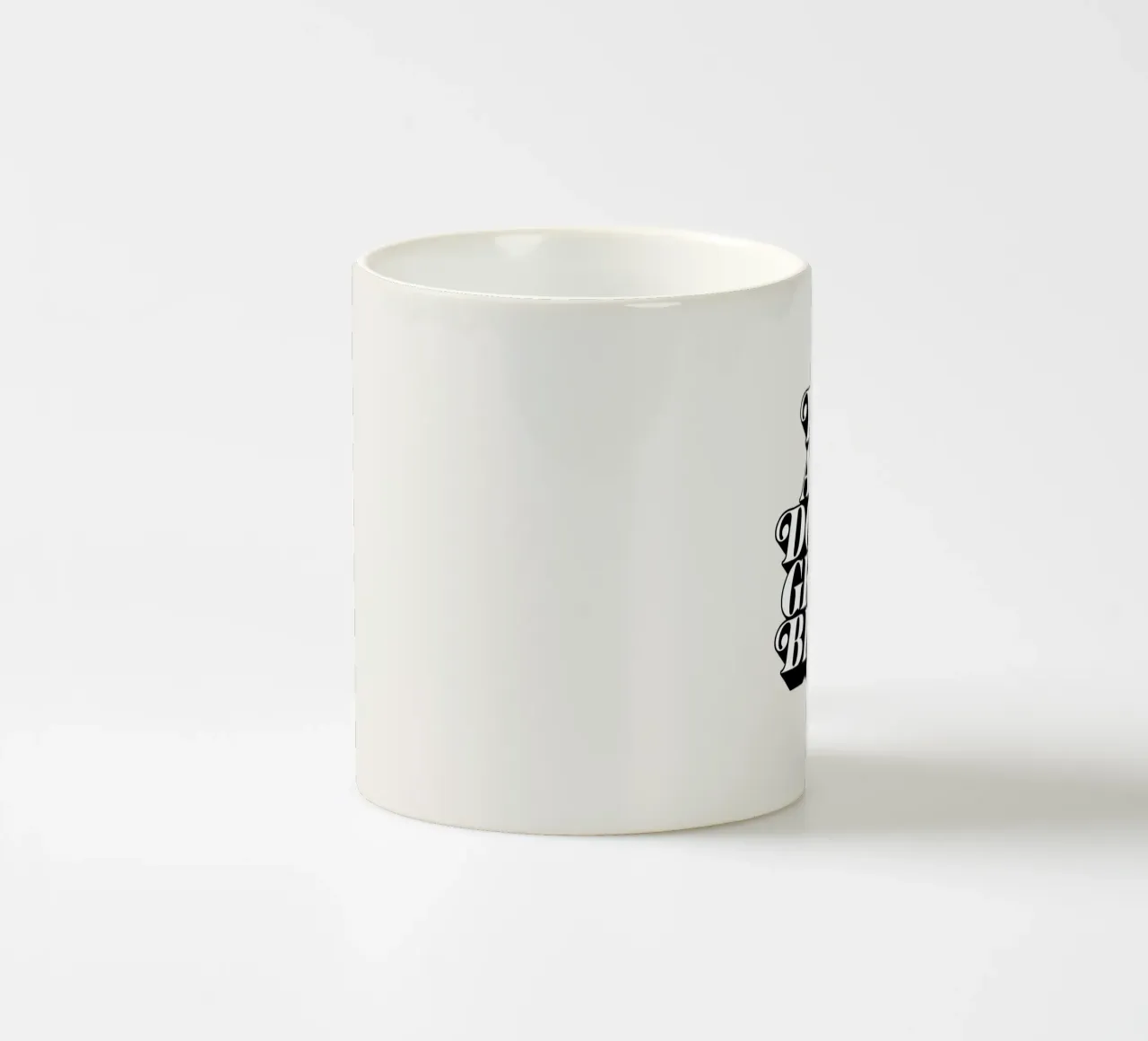 You Are Doing Great Bitch Tipografia di design tazza in ceramica da THE MOTIVATED TYPE