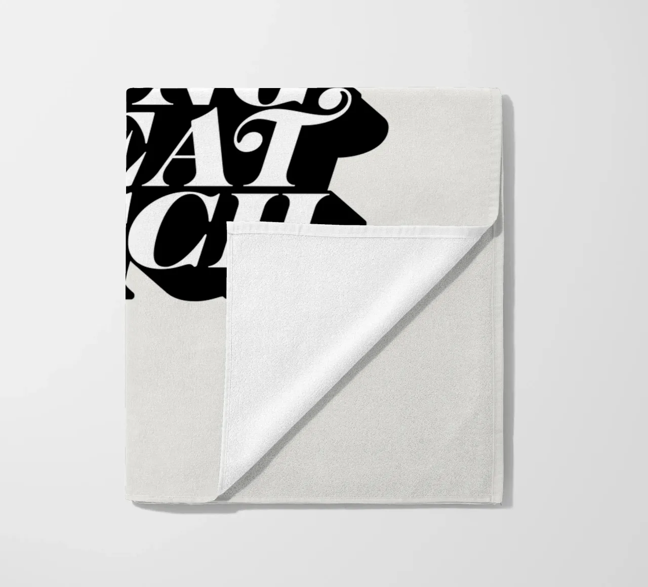 You Are Doing Great Bitch Tipografia di design telo mare da THE MOTIVATED TYPE
