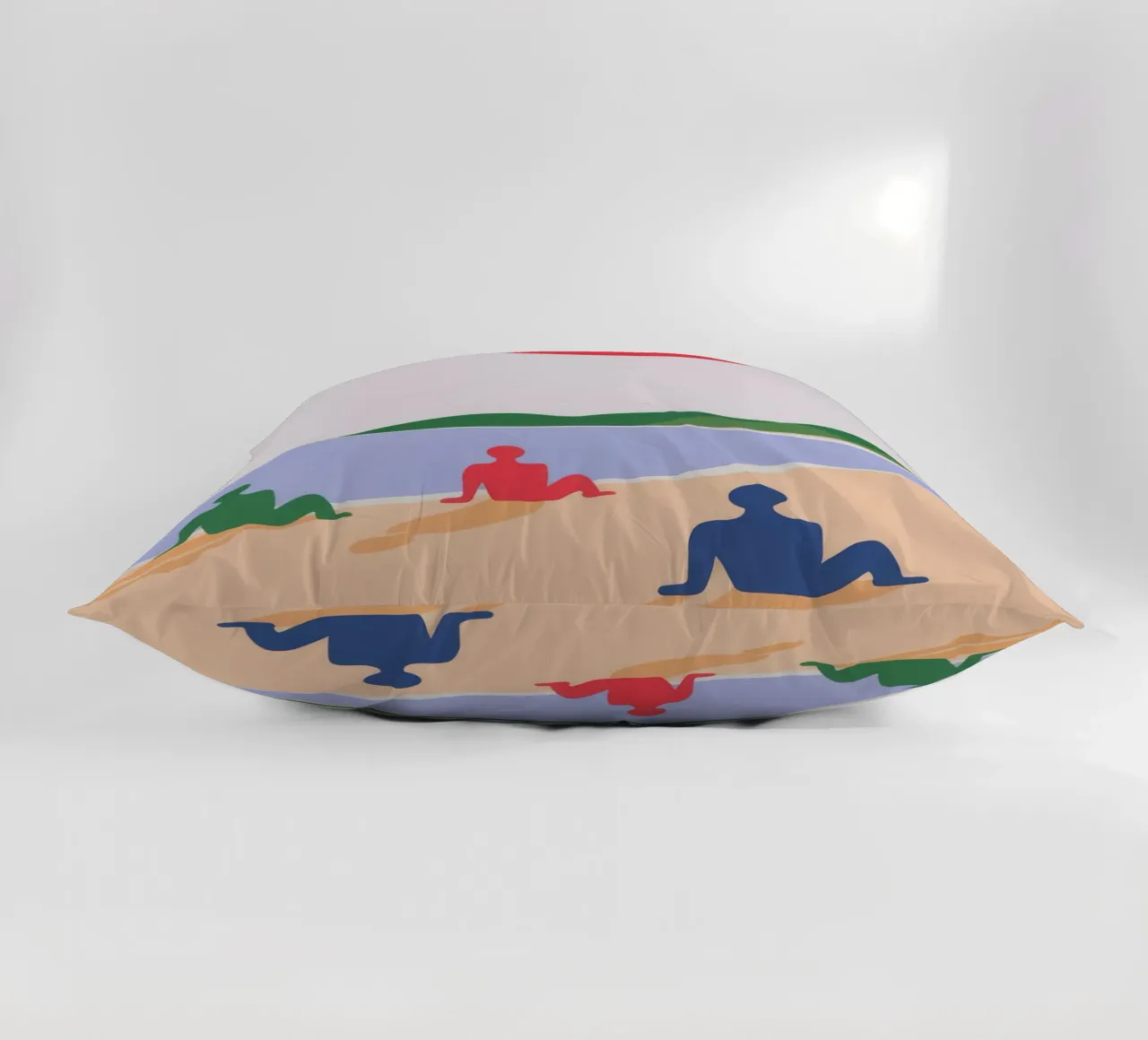 Bagnanti in spiaggia cuscino da Emery Kate