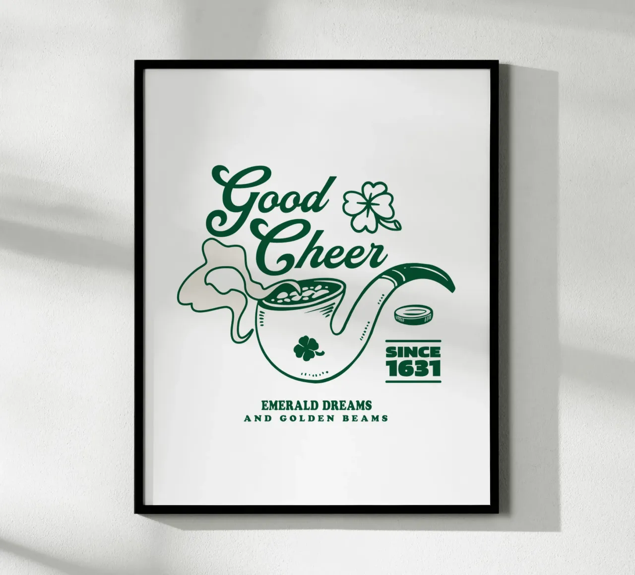 buon umore. poster con telaio in legno da 🥝 KIWI STORE