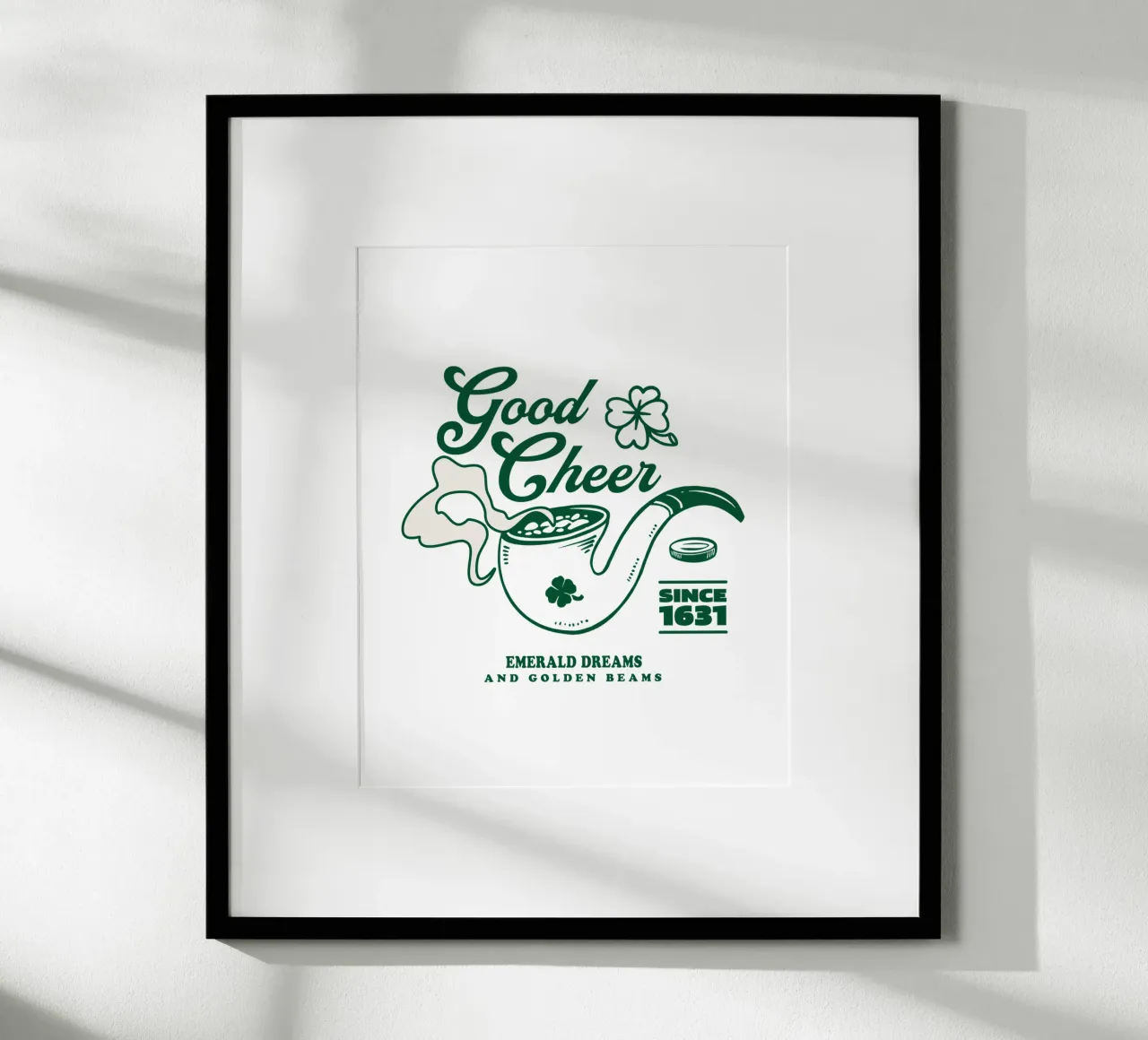 buon umore. poster con telaio in legno da 🥝 KIWI STORE