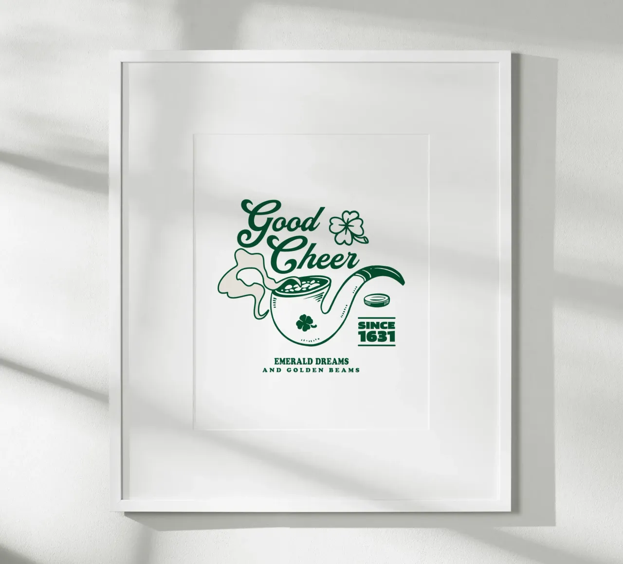 buon umore. poster con telaio in legno da 🥝 KIWI STORE