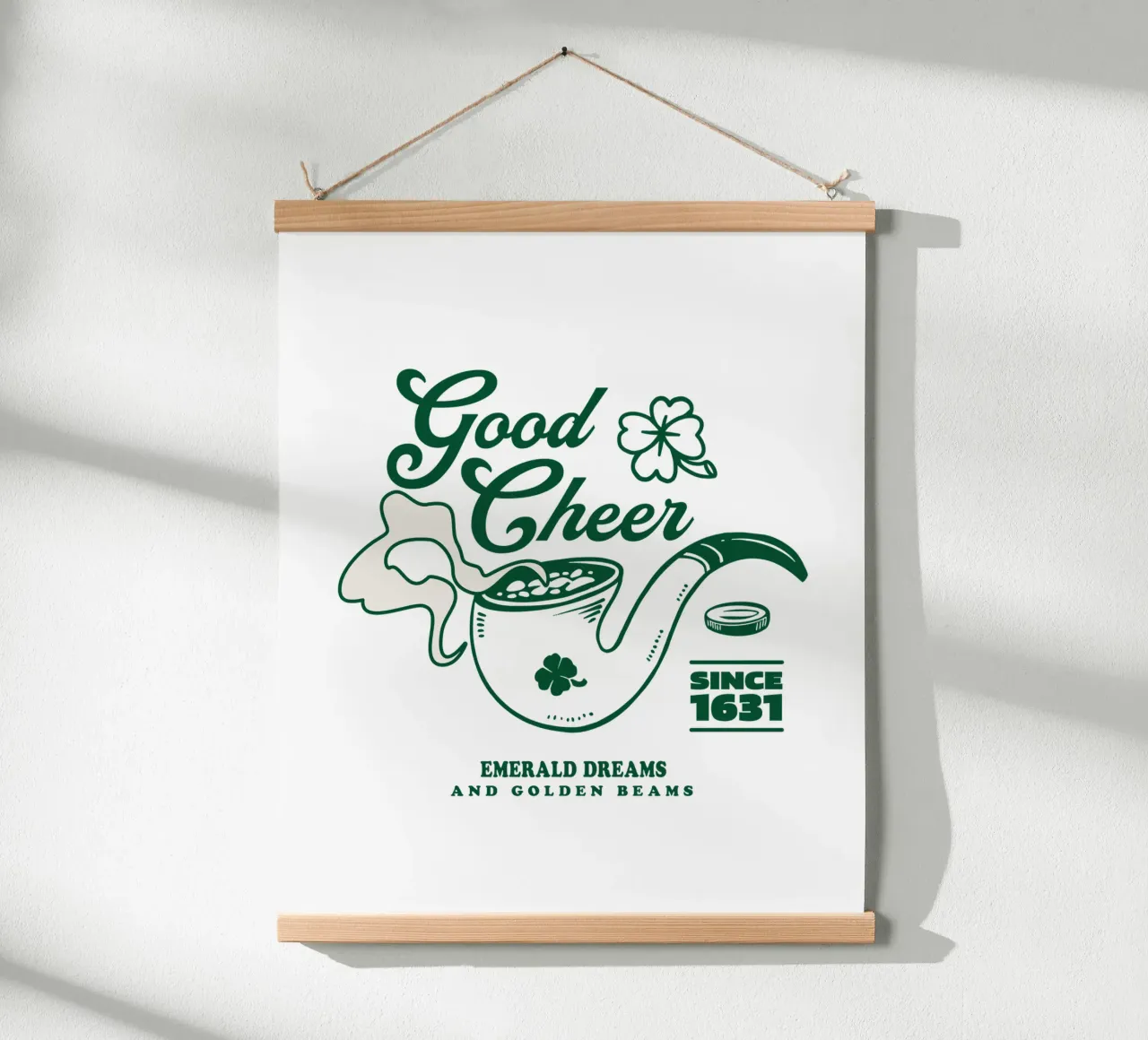 buon umore. poster con telaio in legno da 🥝 KIWI STORE