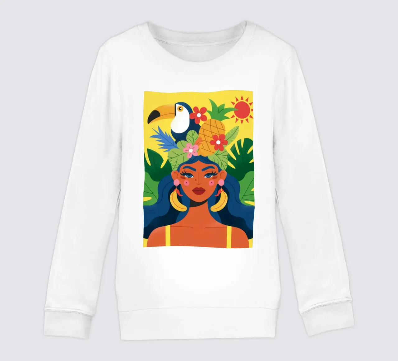 Copricapo tropicale felpa bambino da Emery Kate