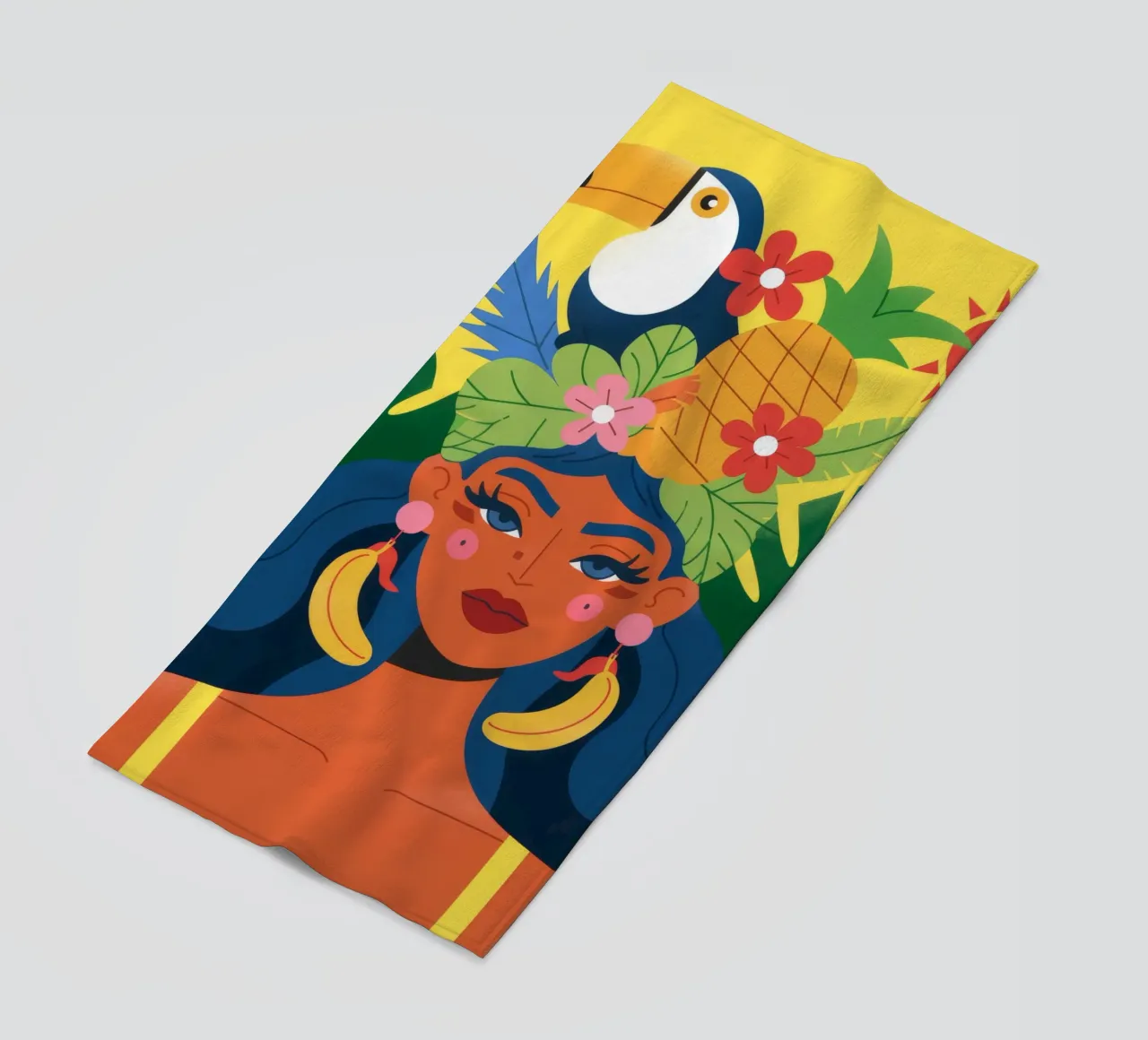 Copricapo tropicale telo mare da Emery Kate