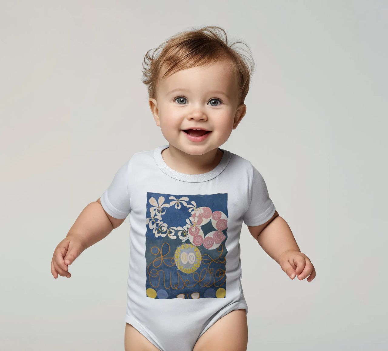 Hilma af Klint - Les dix plus grands, n° 01, Enfance, Groupe I body bébé de William Store