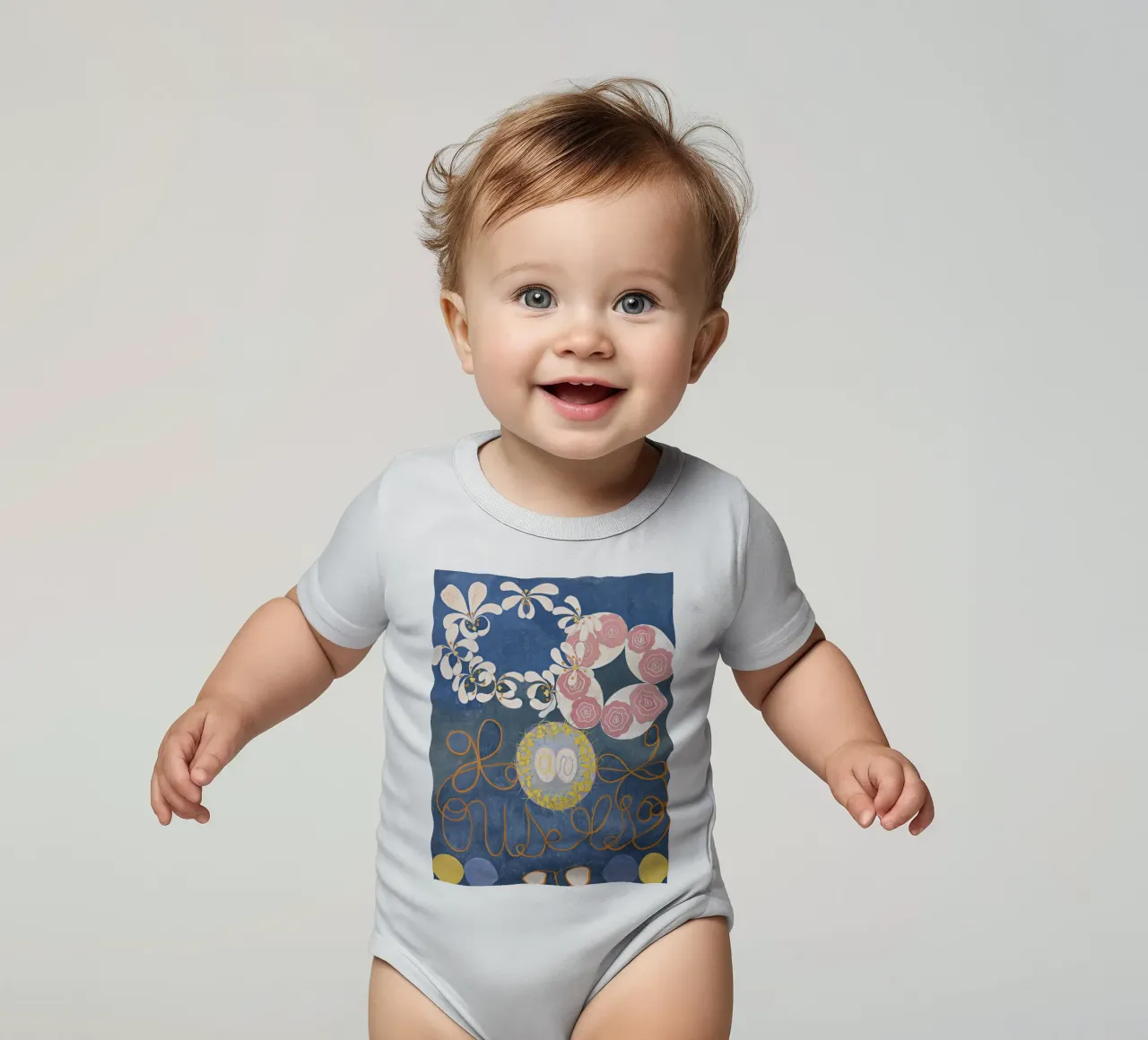 Hilma af Klint - Les dix plus grands, n° 01, Enfance, Groupe I body bébé de William Store