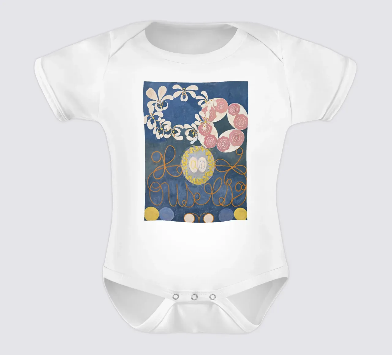 Hilma af Klint - Les dix plus grands, n° 01, Enfance, Groupe I body bébé de William Store