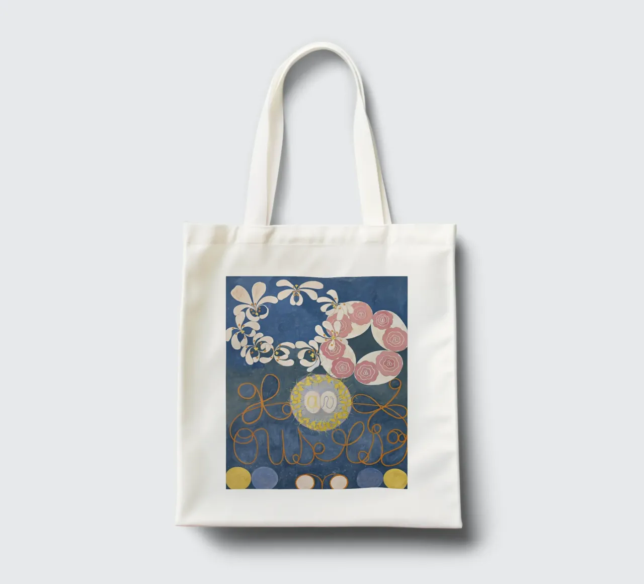Hilma af Klint - I dieci più grandi, n. 01, Infanzia, Gruppo I borsa in juta da William Store