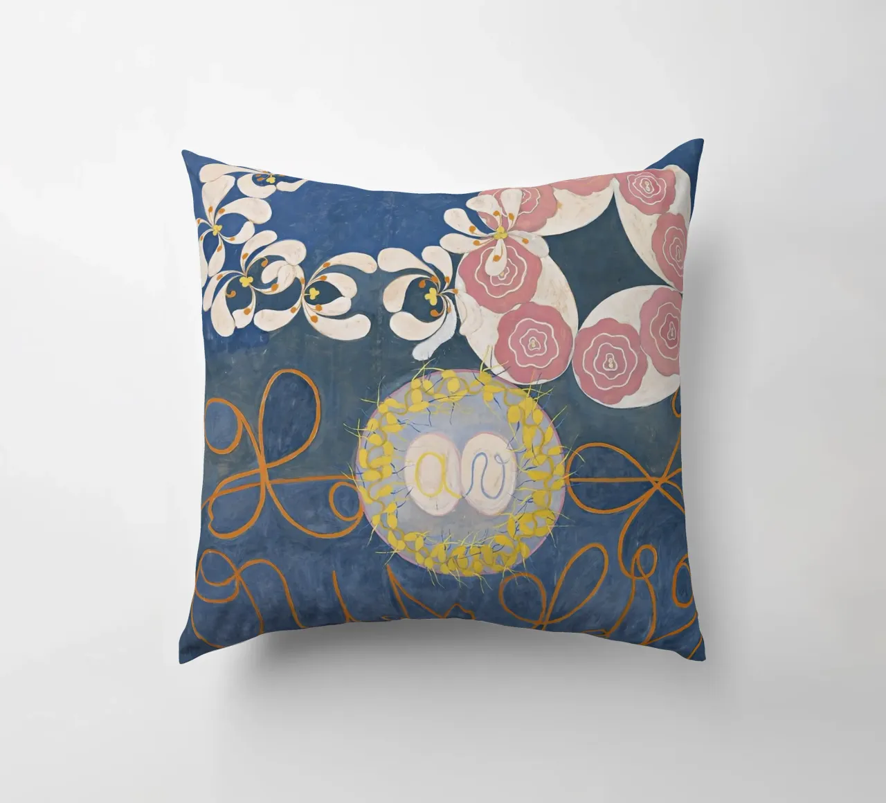 Hilma af Klint - I dieci più grandi, n. 01, Infanzia, Gruppo I cuscino da William Store