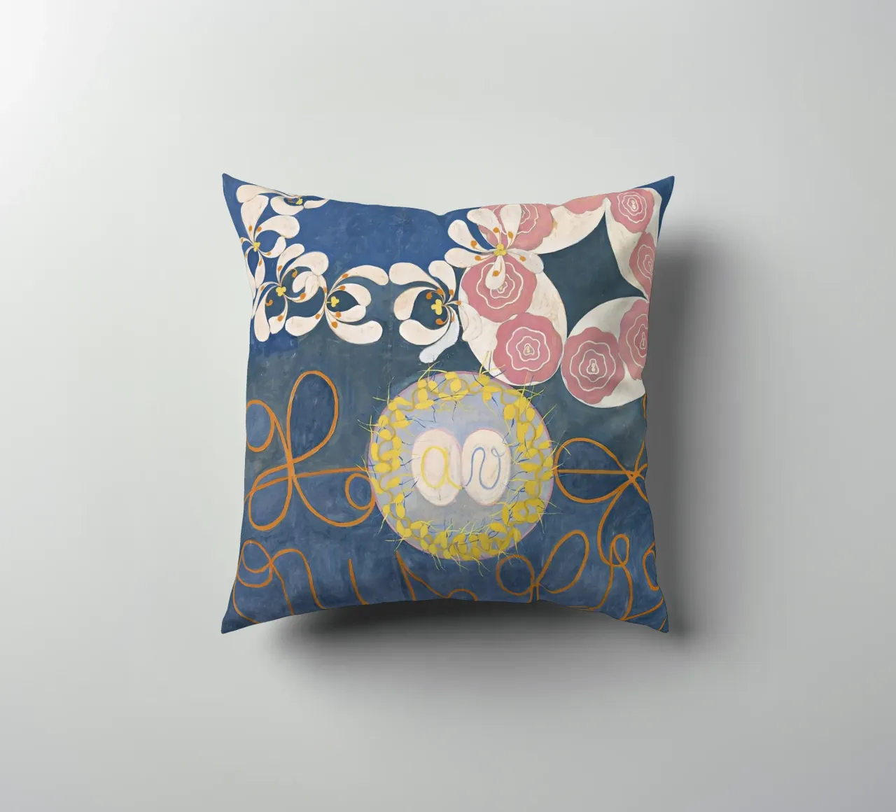 Hilma af Klint - I dieci più grandi, n. 01, Infanzia, Gruppo I cuscino da William Store